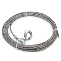 WARN EIPS Wire Winch Rope with Hook - 11,11 mm x 30,48 m, 9253 kg