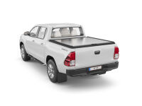Aluminum tonneau cover compatible with ladder rack - Toyota Hilux (2015 - 2018 -)