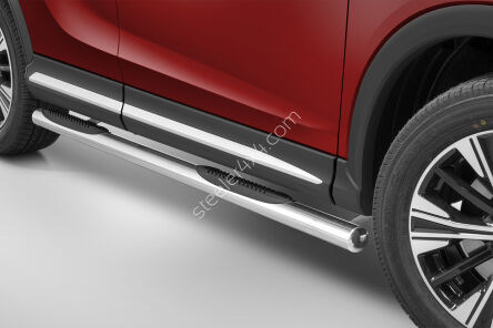 Stainless steel side bars with plastic steps - Mitsubishi Eclipse Cross (2017 -)