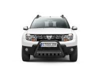 EC "A" bar with cross bar and axle-plate BLACK - Dacia Duster (2010 - 2018)