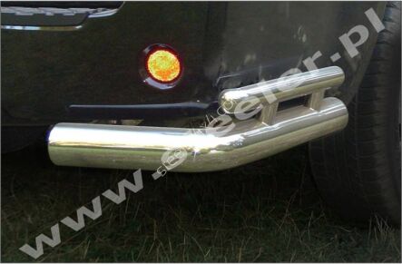 нижний задний бампер (боковая защита) - Nissan Pathfinder (2005 - 2010)