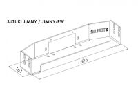 Монтажная плита для лебёдеки - Suzuki Jimny (2005 - 2012)