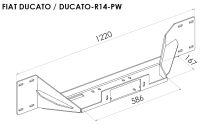 Hidden winch mounting plate - Fiat Ducato (2014 - 2016 -)