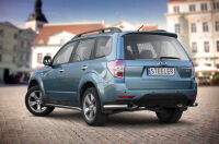 нижний задний бампер (боковая защита) - Subaru Forester (2008 - 2013)