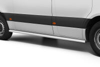 Stainless steel side bars (L2) - Mercedes-Benz Sprinter (2018 -)