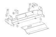 Hidden winch mounting plate - Mitsubishi L200 (2018 -)