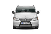 Frontschutzbügel mit Querstrebe SCHWARZ - Mercedes-Benz Vito (2003 - 2010)