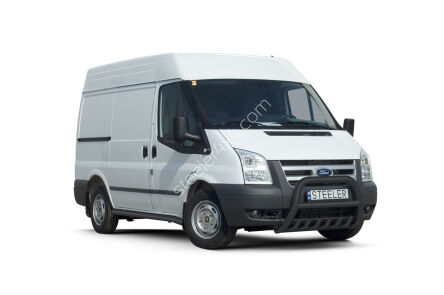 Orurowanie przednie z grillem CZARNE - Ford Transit (2006 - 2012)