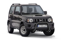 Orurowanie przednie bez poprzeczki CZARNE - Suzuki Jimny (2012 - 2018)