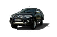 Pare-buffle sans barre transversale NOIR - Mitsubishi L200 (2006 - 2009)