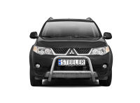 Pare-buffle avant avec barre transerversale - Mitsubishi Outlander (2007 - 2009)