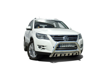 Pare-buffle avant avec plaque de protection - Volkswagen Tiguan (2007 - 2016)