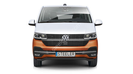 Zabezpieczenie dolnej części zderzaka CZARNE - Volkswagen T6.1 (2019 -)