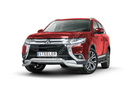 нижний передний бампер - Mitsubishi Outlander (2015 - 2018)