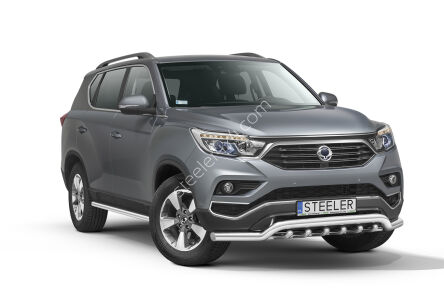 Front cintres pare-buffle avec grill - SsangYong Rexton (2018 - 2021)