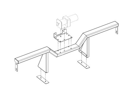 Pick-up winch mount system - Ford Ranger (2012 - 2016)