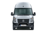 Pare-buffle avant avec barre transerversale NOIR - Volkswagen Crafter (2006 - 2017)