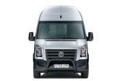 Pare-buffle avant avec barre transerversale NOIR - Volkswagen Crafter (2006 - 2017)