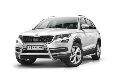 Pare-buffle avant avec barre transerversale - Skoda Kodiaq (2016 - 2021)