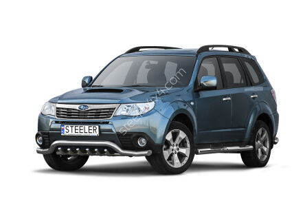 нижний передний бампер с защитой типа А - Subaru Forester (2008 - 2013)