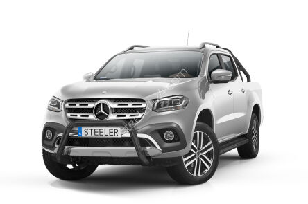 Pare-buffle sans barre transversale NOIR - Mercedes-Benz X-Class (2017 -)