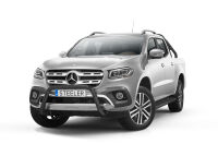 Orurowanie przednie bez poprzeczki CZARNE - Mercedes-Benz X-Class (2017 -)