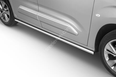 Stainless steel side bars (L2) - Toyota ProAce City Verso & Furgon (2019 -)