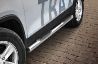 пороги из нержавеющей стали с пластиковыми вставками - Chevrolet Trax (2013 -)