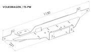 Hidden winch mounting plate - Volkswagen T5 (2003 - 2015)