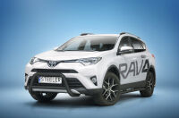 Frontschutzbügel mit Querstrebe SCHWARZ - Toyota RAV4 (2016 - 2018)