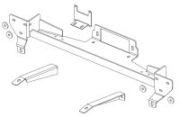 Hidden winch mounting plate - Volkswagen Crafter (2017 -)