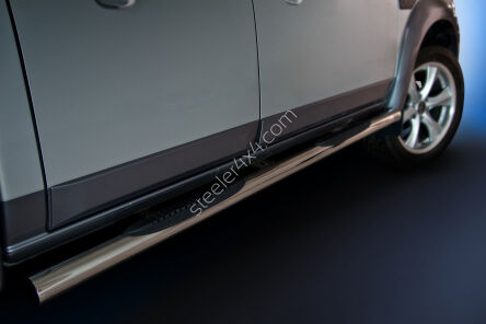 Stainless steel side bars with plastic steps - Ford Ranger (2007 - 2012)