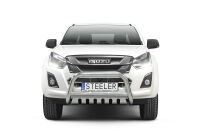 Pare-buffle avant avec plaque de protection - Isuzu D-Max (2012 - 2017 -)