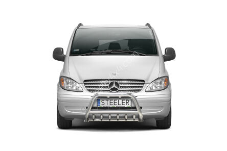 Frontschutzbügel mit Grill - Mercedes-Benz Vito (2003 - 2010)