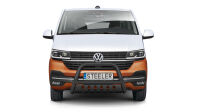 Frontschutzbügel mit Blech SCHWARZ - Volkswagen T6.1 (2019 -)