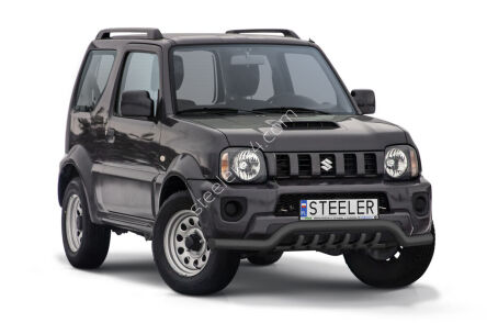 Frontschutzbügel mit Grill SCHWARZ - Suzuki Jimny (2012 - 2018)