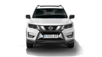 Orurowanie przednie z poprzeczką CZARNE - Nissan X-Trail (2018 - 2021)