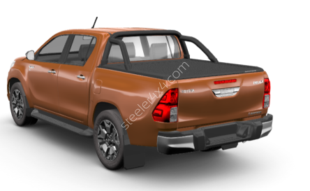 Black rollbar for roll cover Mountain Top EVO M / EVO E - Toyota Hilux (2015 - 2018 - 2021 -) - black