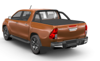 Orurowanie kapotażowe kompatybilne z roletą Mountain Top Evo E / Evo M - wersja czarna - Toyota Hilux (2015 - 2018 - 2021 -)