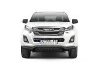 Frontschutzbügel mit Blech SCHWARZ - Isuzu D-Max (2012 - 2017 -)