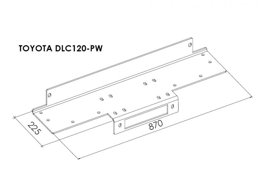 prado 120 winch mount