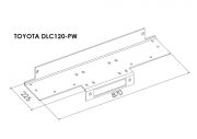 Hidden winch mounting plate - Toyota Land Cruiser 120 (2002 - 2009) / Land Cruiser 150 (2010 - 2013)