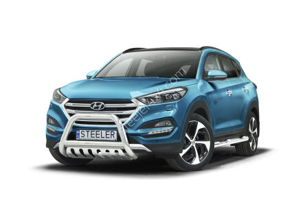 Orurowanie przednie z blachą - Hyundai Tucson (2015 - 2018)