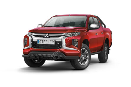 Frontschutzbügel mit Grill SCHWARZ - Mitsubishi L200 (2019 -)