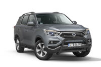 Frontschutzbügel mit Querstrebe SCHWARZ - SsangYong Rexton (2018 - 2021)