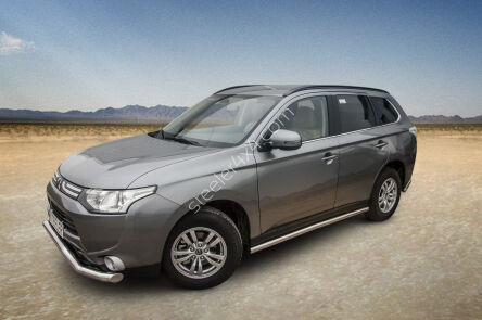 Orurowanie przyprogowe - Mitsubishi Outlander (2012 - 2015)