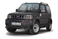 Orurowanie rozłożyste z blachą CZARNE - Suzuki Jimny (2005 - 2012)