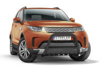 Orurowanie przednie z blachą CZARNE - Land Rover Discovery V (2017 -)