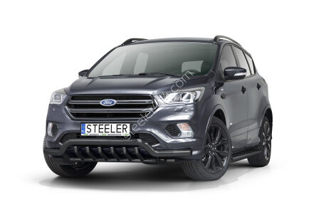 Frontschutzbügel mit Grill SCHWARZ - Ford Kuga (2017 - 2019)