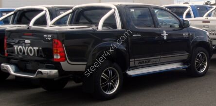 Крышка из ABS с дугами на багажнике - Toyota Hilux (2005 - 2011 - 2015)